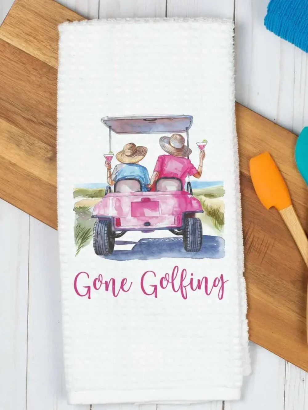 Gone Golfing Novelty Hand Towel